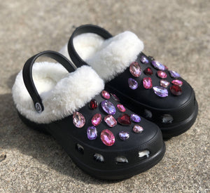 Crocs Shoes with Fur