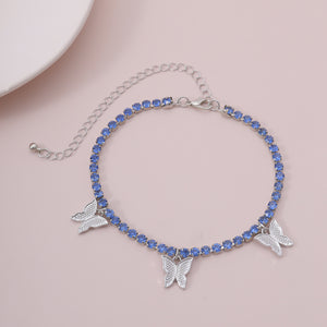 Butterfly anklet