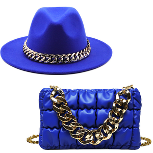 Fedora Hat with Bag Set