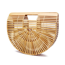 Load image into Gallery viewer, Bamboo Wooden Beach Purse Handbags
