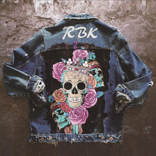 Load image into Gallery viewer, Jean Jacket - Skull
