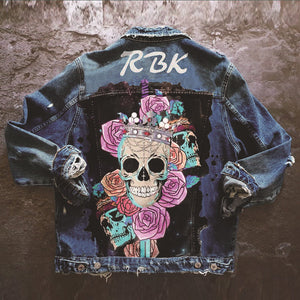 Jean Jacket - Skull