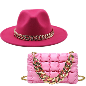 Fedora Hat with Bag Set