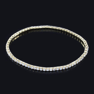 Elastic Crystal Rhinestone Anklet