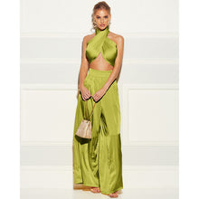 Load image into Gallery viewer, Tube Top Wide-Leg Pants Two-piece Sets
