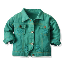 Load image into Gallery viewer, Kids Jean Jacket Cotton
