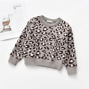 Kids Leopard Sweaters