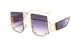 Rihanna's Rivet Frameless Sunglasses