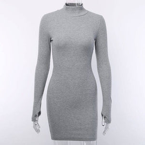 Long Sleeve Cotton Dress