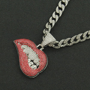 HipHop Lip Necklace