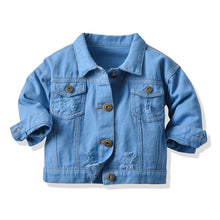 Load image into Gallery viewer, Kids Jean Jacket Cotton
