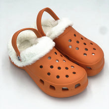 Load image into Gallery viewer, Crocs Shoes with Fur
