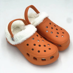 Crocs Shoes with Fur