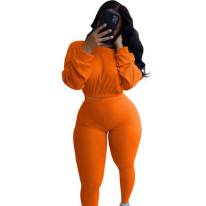 Plus Size Casual Sport Set