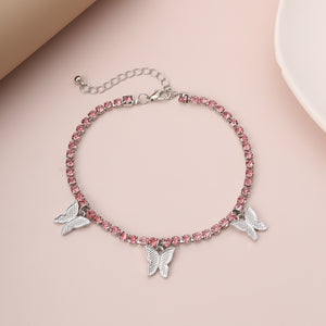 Butterfly anklet