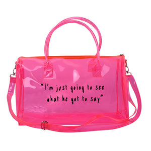 Jelly Gym Bag - Spend The Night Bag