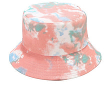 Load image into Gallery viewer, Colorful Tie Dye Reversable Bucket Hat
