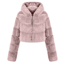 Load image into Gallery viewer, Faux Fur Zipper Short Coat
