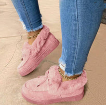 Load image into Gallery viewer, Women Winter Warm Moccasins Shoes Platform Shoes Snow Boots
