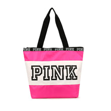 Load image into Gallery viewer, PINK Open Top Shoulder Bag Shopper Bag
