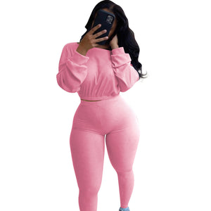 Plus Size Casual Sport Set