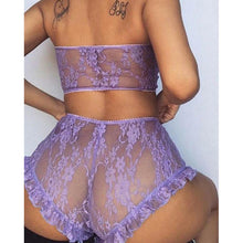 Load image into Gallery viewer, Women lingerie Sexy Lace 2 PCs Set
