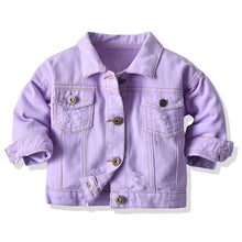 Load image into Gallery viewer, Kids Jean Jacket Cotton
