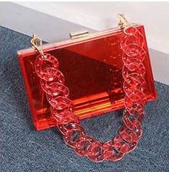 Transparent Square Handbag