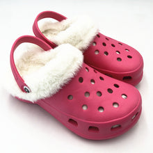 Load image into Gallery viewer, Crocs Shoes with Fur
