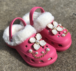 Crocs Shoes with Fur