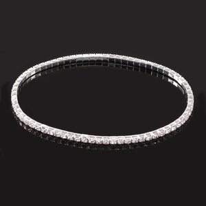 Elastic Crystal Rhinestone Anklet