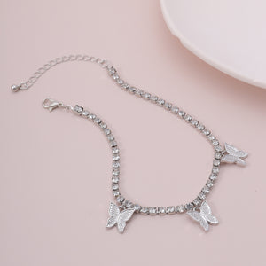 Butterfly anklet