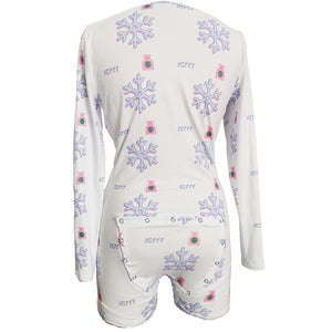 Long Sleeve Onesie with Butt Flap