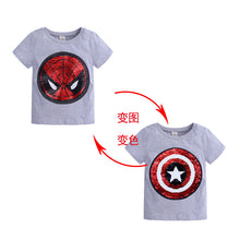 Load image into Gallery viewer, Cute Kids Cotton Shirts (design can be changed by sequin direction)
