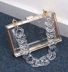 Transparent Square Handbag