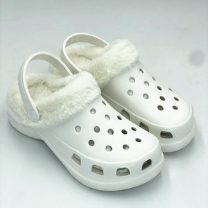 Crocs Shoes with Fur