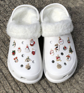 Crocs Shoes with Fur