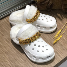 Load image into Gallery viewer, Crocs Shoes with Fur
