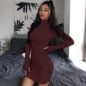 Long Sleeve Cotton Dress