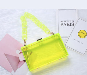 Transparent Square Handbag