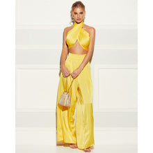 Load image into Gallery viewer, Tube Top Wide-Leg Pants Two-piece Sets
